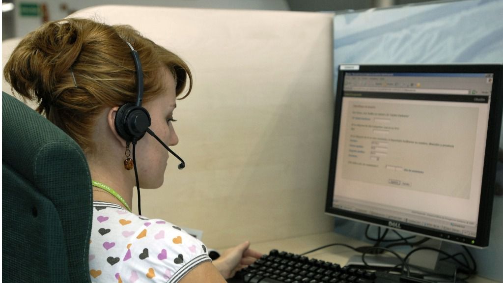 Puesto de atención telefónica