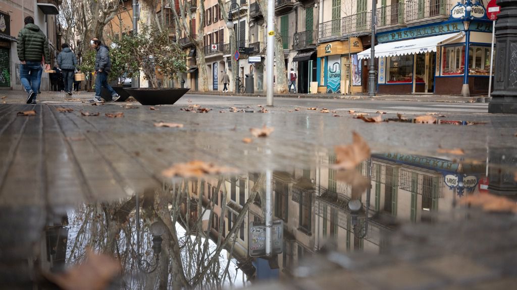 Lluvia sobre Palma