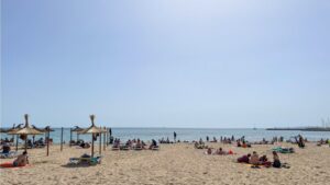 Turistas en Can Pastilla