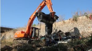 limpieza torrente sa riera