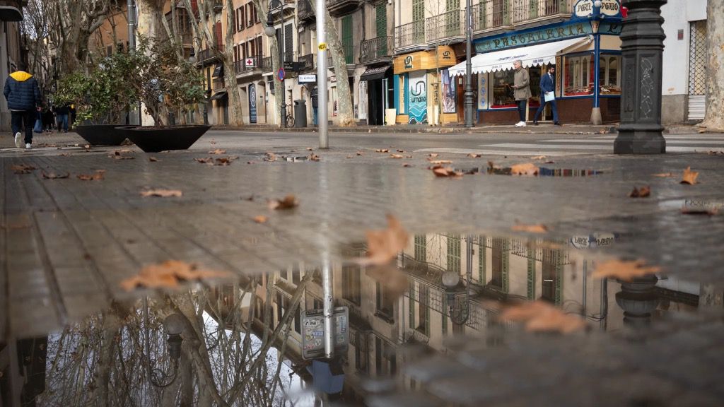 Lluvia sobre Palma