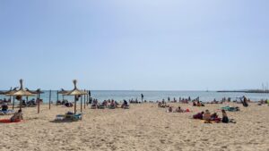 Turistas en Can Pastilla