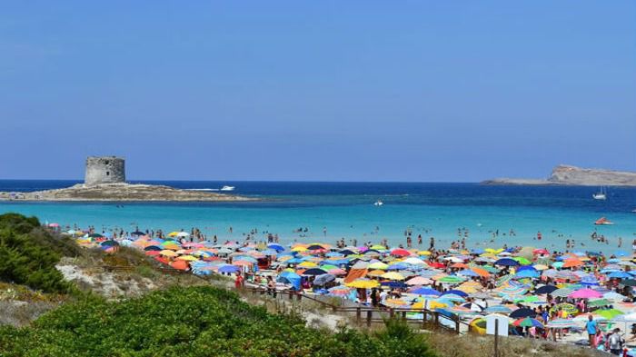 Una playa de Cerdeña este verano