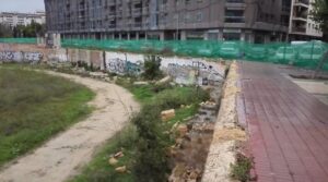 canodromo escombros falca verda bosque urbano