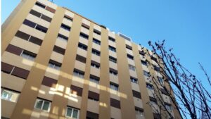 edificio, pisos, vivienda