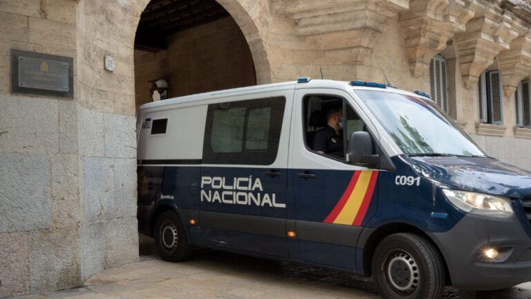 TSJ Furgoneta Polic&iacute;a Nacional