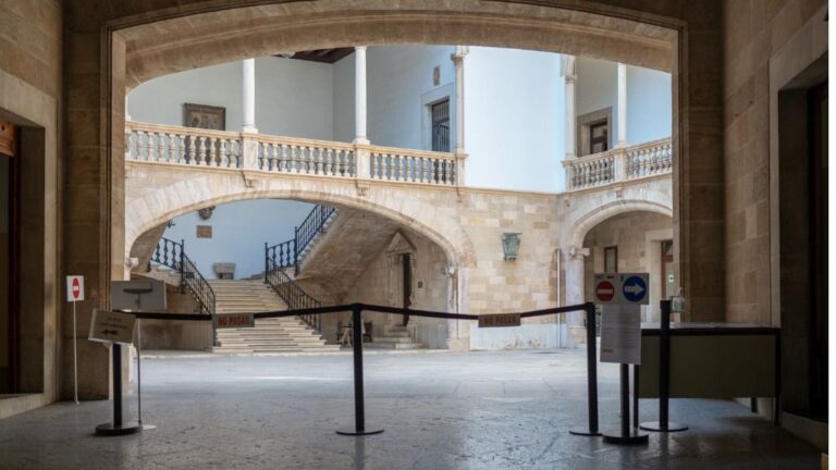 Patio del Tribunal Superior de Justicia de Mallorca