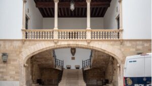 Patio del Tribunal Superior de Justicia de Mallorca