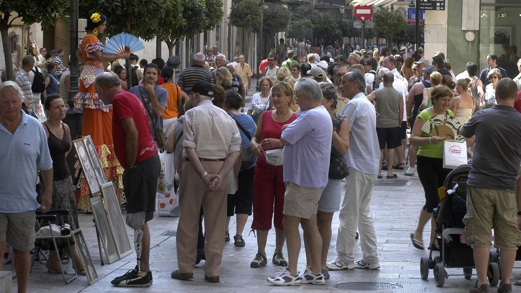 turistas saturacion calle