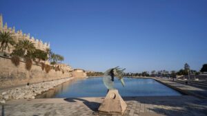 Palma meteo cielo despejado parc de la mar