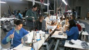 trabajadores calzado