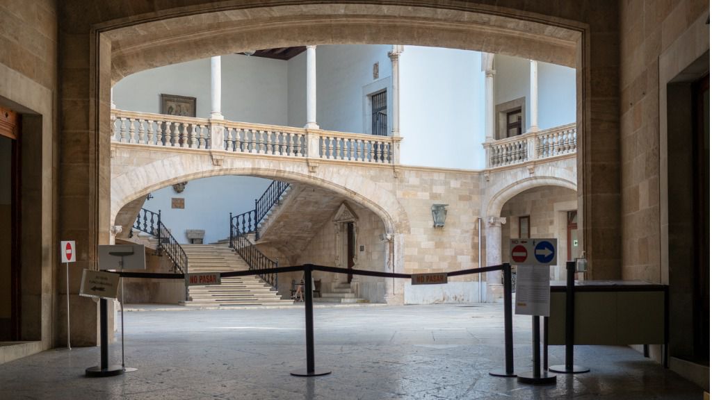 Patio del Tribunal Superior de Justicia de Mallorca