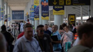 aglomeraci&oacute;n aeropuerto