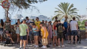Baleares recibe hasta julio 1,4 millones de cruceristas, un 9,4 por ciento más