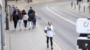 turistas palma calle