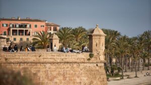 Turistas en Palma