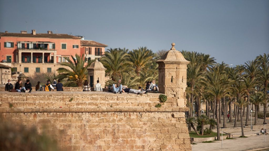 Turistas en Palma