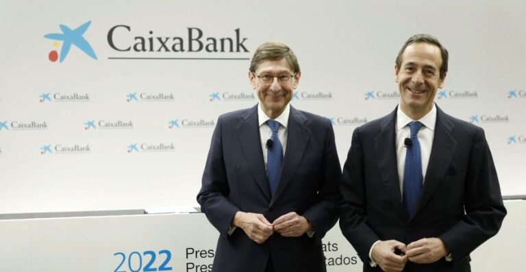 Jos&eacute; Ignacio Goirigolzarri y Gonzalo Gort&aacute;zar CaixaBank