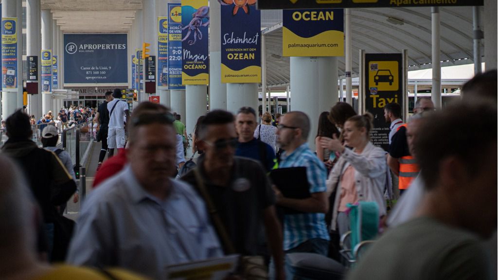 aglomeración aeropuerto