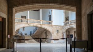 Patio del Tribunal Superior de Justicia de Mallorca