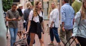 Turistas con maletas