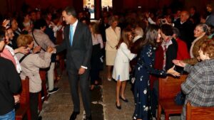 Misa Pascua Familia Real Casa Real