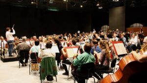 Imagen de archivo de un ensayo de los componentes de la Simf&ograve;nica