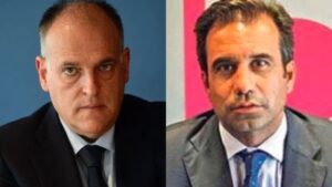 Javier Tebas y Pedro Terrasa