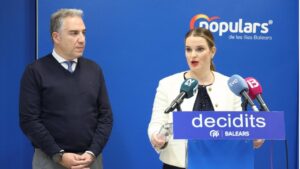 Marga Prohens, durante un reciente acto del PP balear