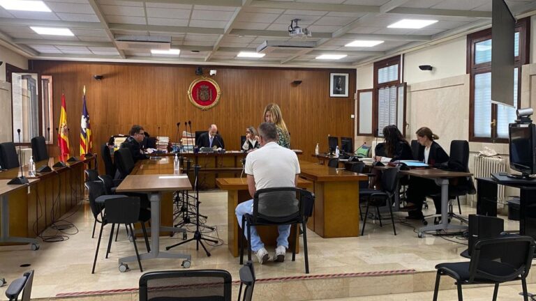 Imagen del juicio, celebrado en la Audiencia Provincial de Palma