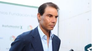 Rafa Nadal, durante un reciente acto publicitario