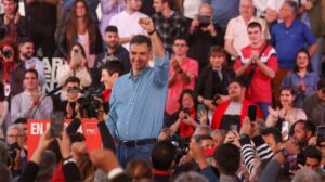 Pedro S&aacute;nchez, en un reciente acto electoral del PSC en Catalu&ntilde;a