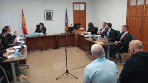 Un momento del juicio, en los juzgados situados en V&iacute;a Alemania, en Palma