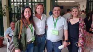 Jorge Campos, durante la jornada electoral del 28M