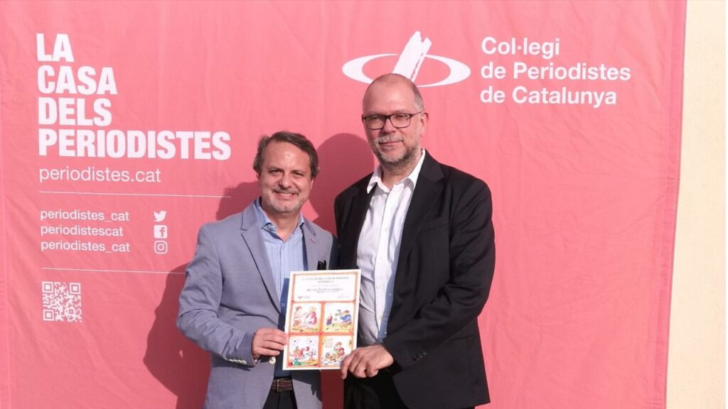 Castro con el decano Morros