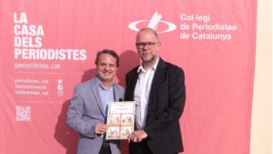 Castro con el decano Morros