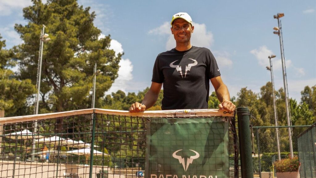 Rafa Nadal, en las instalaciones de su academia ubicadas en la localidad turística de Sani, en Grecia