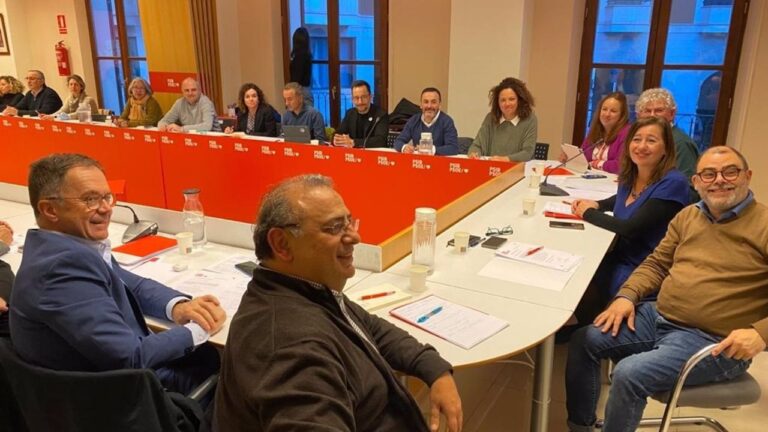 Imagen de una anterior reunión de la Comisión Ejecutiva del PSIB