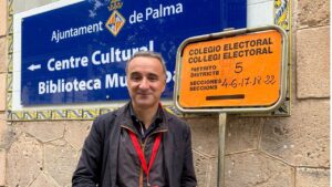 Pere Joan Pons, durante la jornada electoral del pasado 28 de mayo