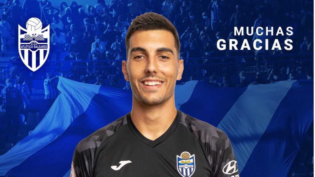 Cartel de despedida del ATB al que ha sido su guardameta esta última temporada, Lucas Díaz