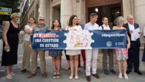 Colegio de Abogados concentracio?n de protesta