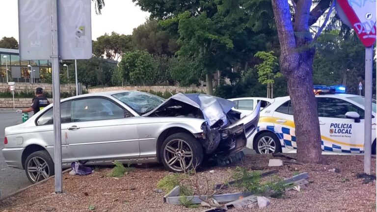 Lugar del accidente.