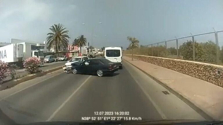 Momento del impacto.