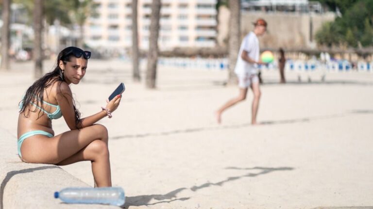 Turistas en Magaluf Ola de Calor