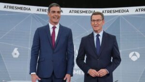 Pedro S&aacute;nchez y Alberto N&uacute;&ntilde;ez Feij&oacute;o