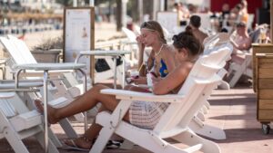 Turistas en Magaluf Ola de Calor