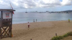 Bandera roja en las playas de Palma, excepto s'Arenal.