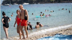 Turistas en Magaluf Ola de Calor
