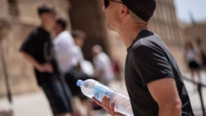 Turistas Ola de Calor