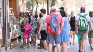 Turistas Ola de Calor